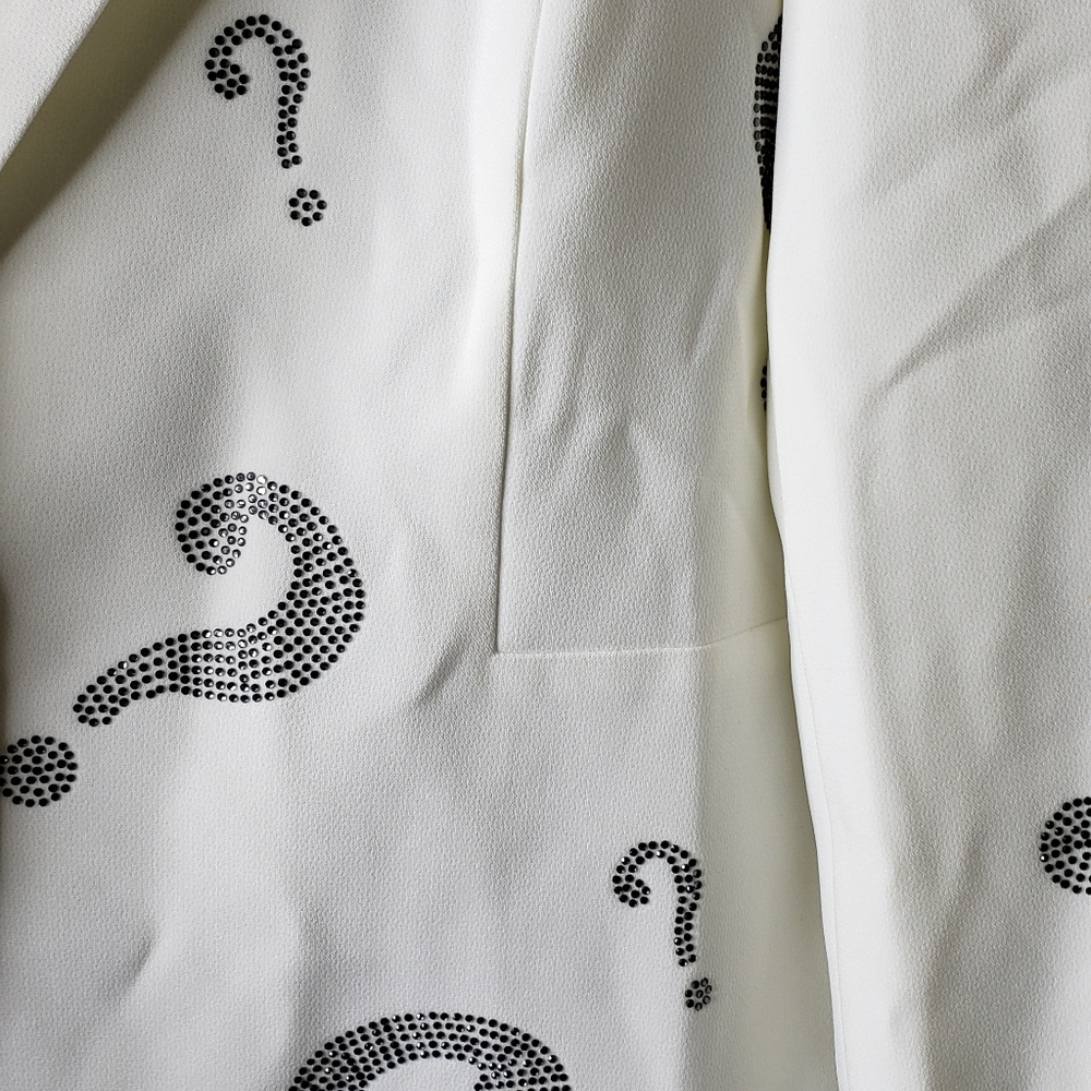 L'atiste  Pantsuit with Rhinestone Questionmarks - Picture 9 of 11